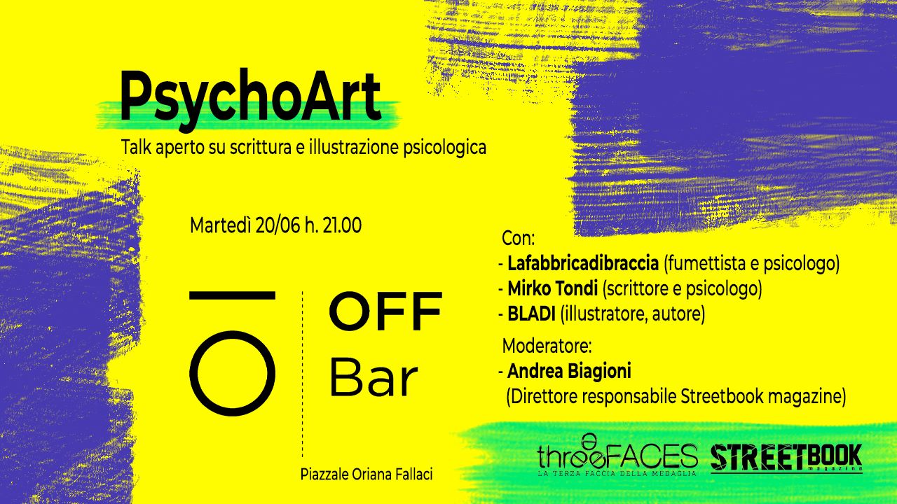 PsychoArt || Talk su scrittura e illustrazione psicologica @ OFF Bar || 20.06.23